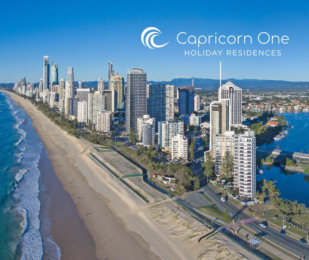 Capricorn One Beachside Holiday Apartments - Official Gold Coast Eksteriør billede
